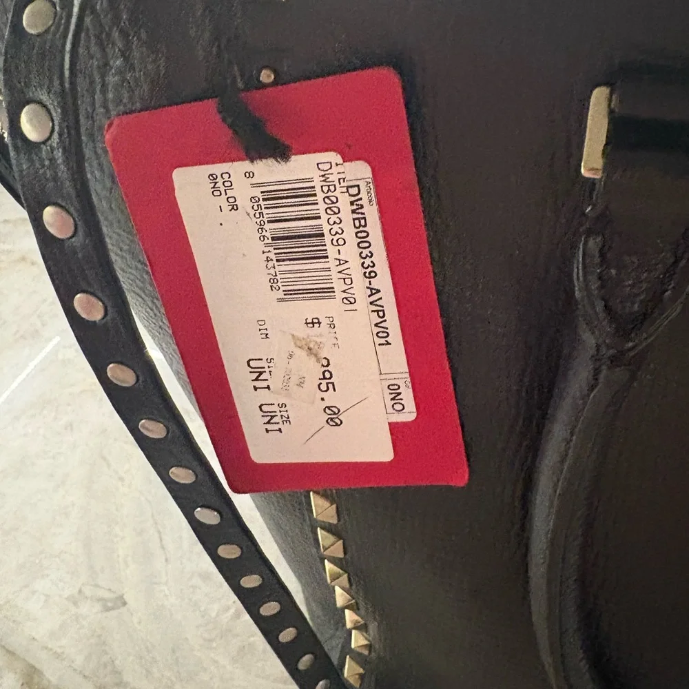 Valentino Garavani Black Tote with Gold Studs - Picture 10 of 12